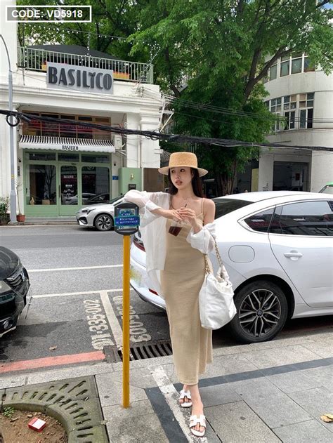 Chuyên Sỉ Sét Sơ Mi đầm 2 Dây Nude ANN VN
