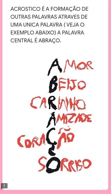 O Que Significa A Palavra Acróstico - alguém me diz um "Acróstico" com as palavras "Ana Paula" por favor ...