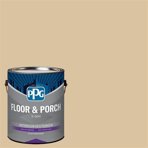 PPG 1 Gal PPG1094 3 Birch Beige Satin Interior Exterior Floor And