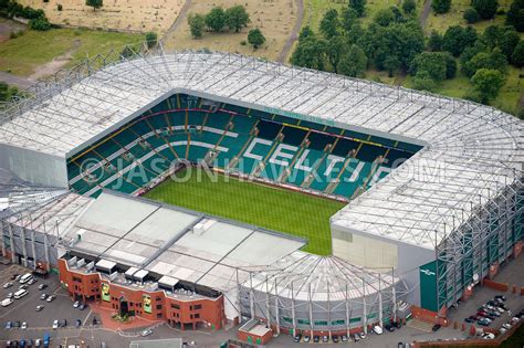 Aerial View Celtic Park Glasgow Lanarkshire Jason Hawkes