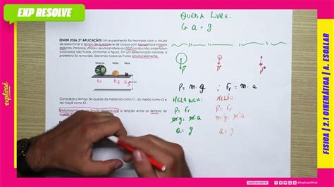 Um Experimento Foi Montado Com O Intuito - UM EXPERIMENTO FOI MONTADO COM O INTUITO DE DETERMINAR (…) | CINEMÁTICA ...