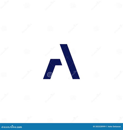 Minimalist Letter A Logo Simple Stock Vector Illustration Of Font