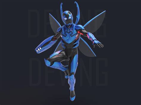 BLUE BEETLE ARMOR 3D Printable for Cosplay - Etsy