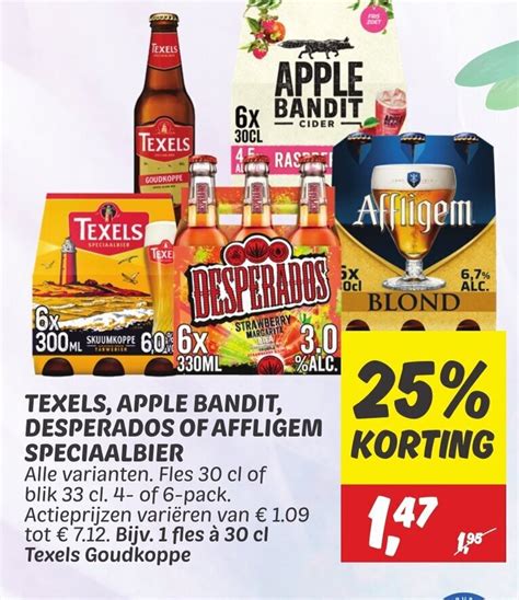 TEXELS APPLE BANDIT DESPERADOS OF AFFLIGEM SPECIAALBIER 30cl Of Blik