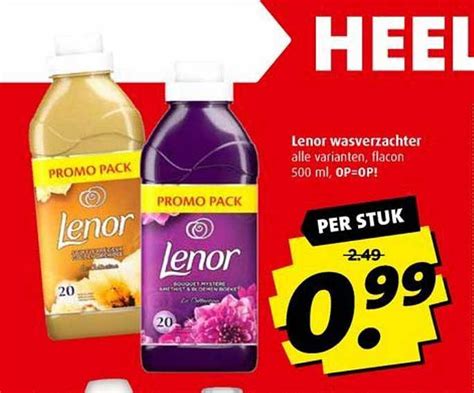 Lenor Wasverzachter Aanbieding Bij Boni Folders Nl