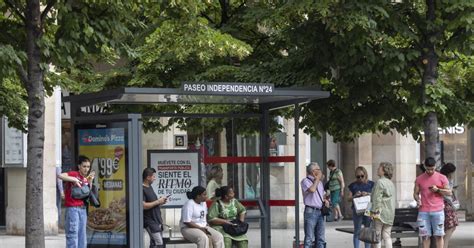 Las nuevas marquesinas de Zaragoza incorporarán también el panel con