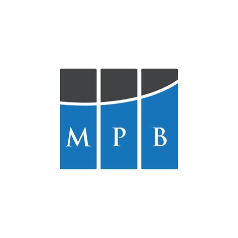 Mpb Letter Logo Design On White Background Mpb Creative Initials