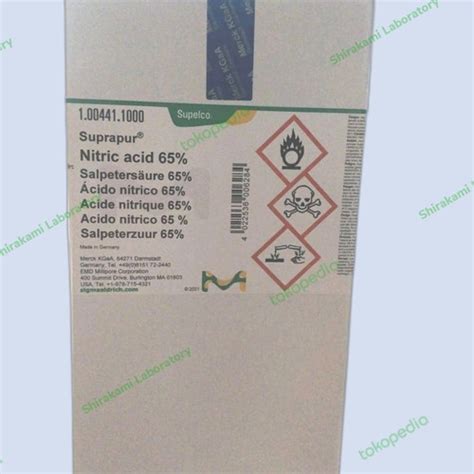 Jual Nitric Acid Suprapur Liter Merck Kode Kab