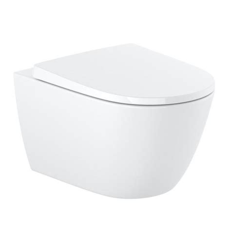 Roca Ona Wall Mounted Washdown Toilet Rimless White A346687000 REUTER