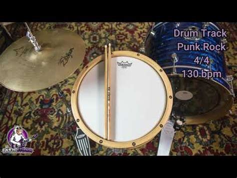 Punk Rock Drum Track 4 4 130 Bpm YouTube