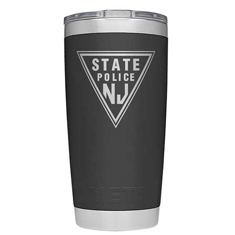 NJSP Patch Yeti Tumbler (Black) – Troopers United Foundation