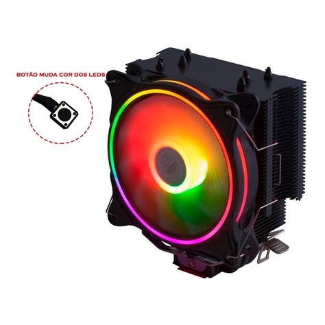 Cooler Processador Universal Redragon Thor Led Rgb Pc Intel Amd