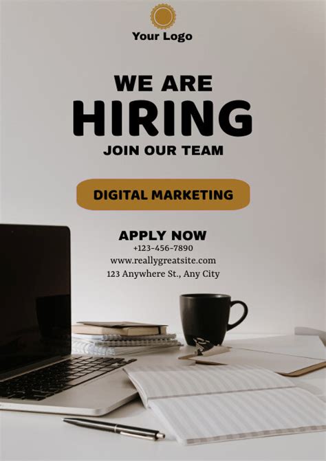 We Are Hiring Template Postermywall