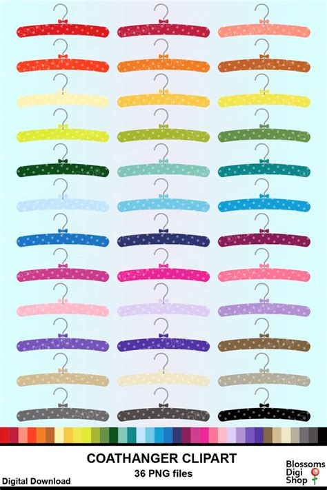 Coathanger Sticker Clipart Graphic By BlossomsDigiShop Creative