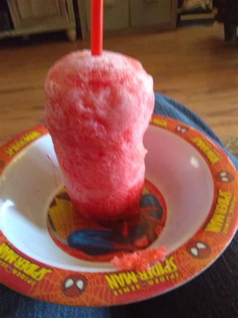 My Icee Froze And Became A Popsicle R Mildlyinteresting