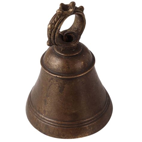 Antique Brass Temple Bell For Home Decor