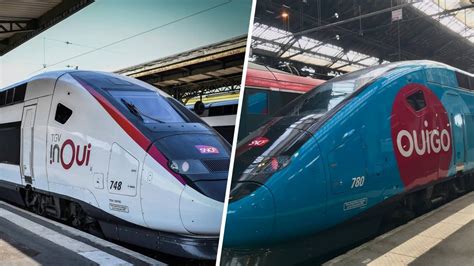 Tgv Ouigo Ou Inoui Sncf Quelle Est La Diff Rence