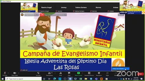 Campaña de Evangelismo Ministerio Infantil 23JUL21 YouTube