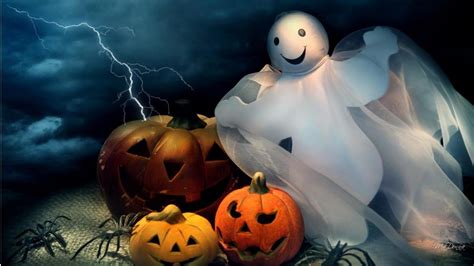 Happy Halloween Ghost wallpaper | cute | Wallpaper Better