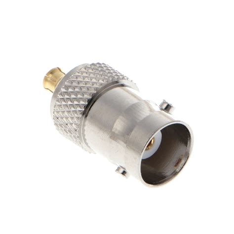 อะแดปเตอร์แจ็คเชื่อมต่อโคแอ็กเชียล Rf Bnc Female Jack To Mcx Male Plug