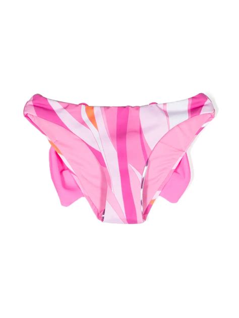 Mc2 Saint Barth Babies Bow Detail Bikini Bottoms In Pink ModeSens
