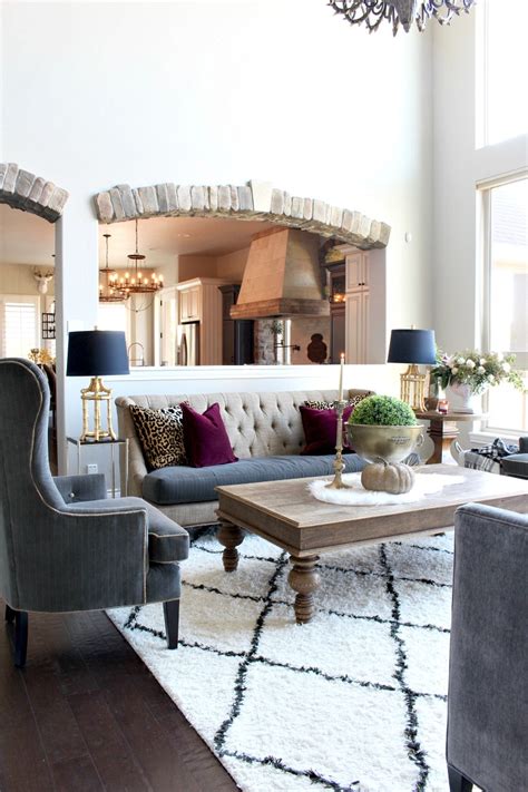 Glam Cozy Fall Living Room The House Of Silver Lining