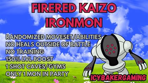 FIRERED KAIZO IRONMON CHALLENGE 5k ATTEMPTS AND COUNTING YouTube