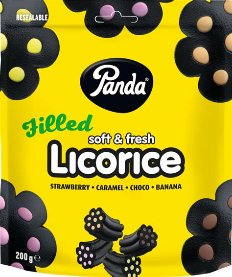 Panda™ Soft And Fresh Filled Licorice 200g Panda™ Licorice