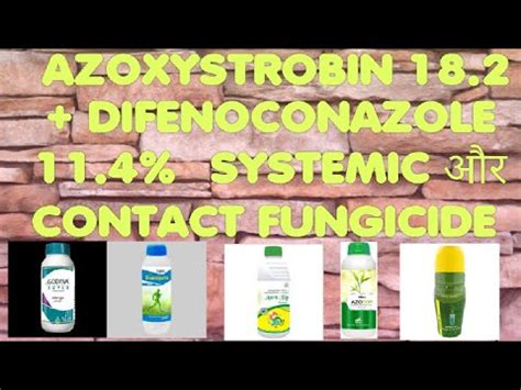 Azoxystrobin 18 2 Difenoconazole 11 4 SC धन म आन वल बलसट