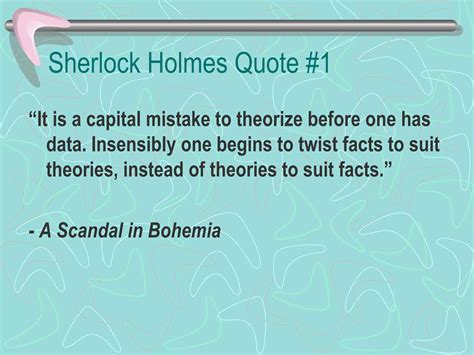 Sherlock Holmes Quotes | PPT