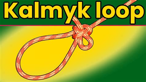 Kalmyk Loop Knot Tie A Quick Release Loop Youtube