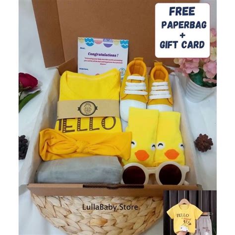 Jual Paket Kado Bayi Gift Box Baby Set Baju Bayi New Born Paket Baju