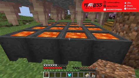 How To Make Infinite Lava Source Minecraft Survival Youtube