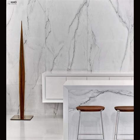 Calacatta Lincoln Marble Slabs MMG Tile Stone