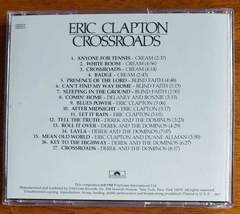 Eric Clapton ( Crossroads Disc 2 ) CD - CDs