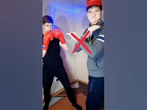 защита от удара через руку. 👊 удар кросс. #бокс - YouTube