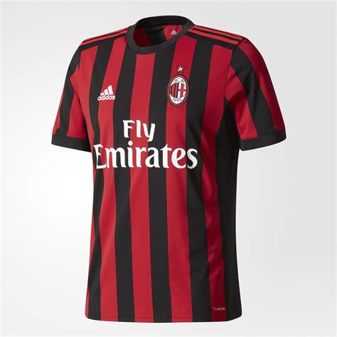 Squadre Calcio Milan Maglia Home Replica Ac Milan Prodotto Disponibile