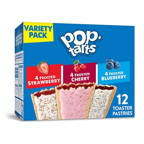 Kellogg’s, Pop-Tarts Variety Pack, Frosted Strawberry, Frosted ...