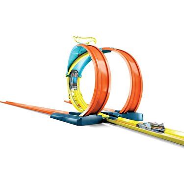 Hot Wheels Track Builder Unlimited Split Loop Pack With Car