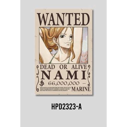 Jual Poster Dinding Papan Mdf X Cm Motif Bounty Hunter One Piece