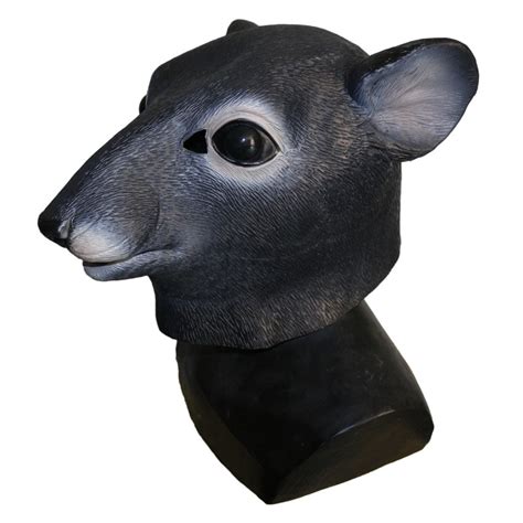 Rat Mask Grey Black Mistermask Nl