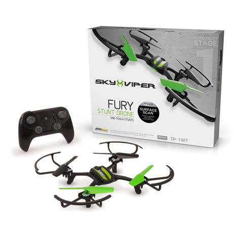 Amazon.com: Sky Viper Fury Stunt Drone, Black/Green : Toys & Games