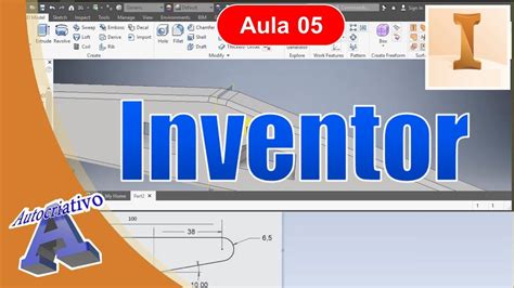 Curso de Inventor 2017 Aula 05 20 Restrições Geométricas