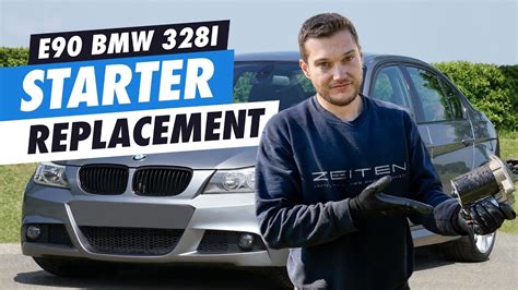 Diy E90 Bmw 328i Starter Replacement Fastest Way Youtube