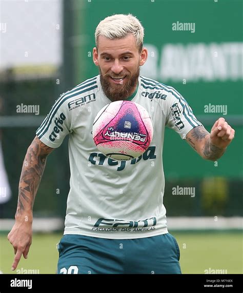 SÃO PAULO SP 07 03 2018 TREINO DO PALMEIRAS The player Lucas Lima