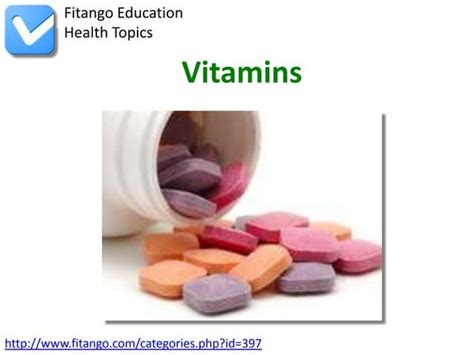 Vitamins Ppt