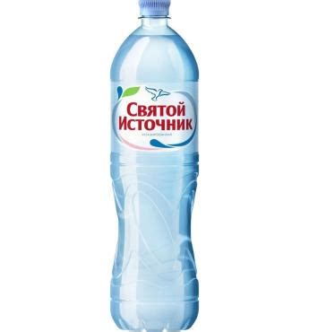 Вода Святой Источник газированная, 1 л., ПЭТ купить оптом по цене 30.7 ...