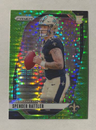 Panini Prizm Rookie Rc Neon Green Pulsar Spencer Rattler Ebay