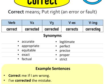 V1 V2 V3 V4 V5 Form of Correct Archives - English Study Here 