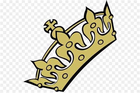 Tilted King Crown Clip Art